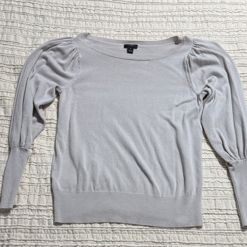 Ann Taylor Light Gray Sweater